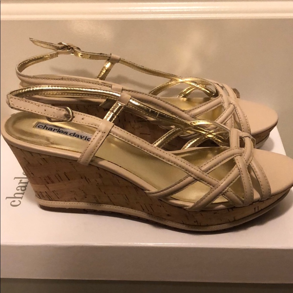Charles David Wedge Sandals